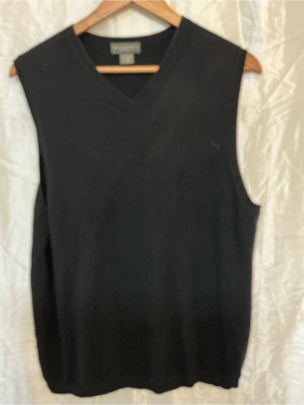 Banana Republic Black 100% Cashmere V-Neck Sweater